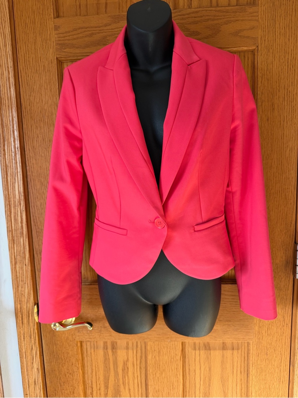Express Hot Pink Single-Button Blazer